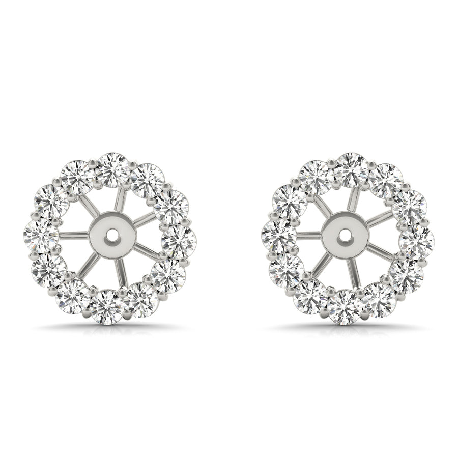EARRING JACKET FOR .75 CT CENTER - Image 2