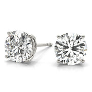 (2/3 CTTW) .3 CT 4 PRONG WIRE EARRINGS - Image 5