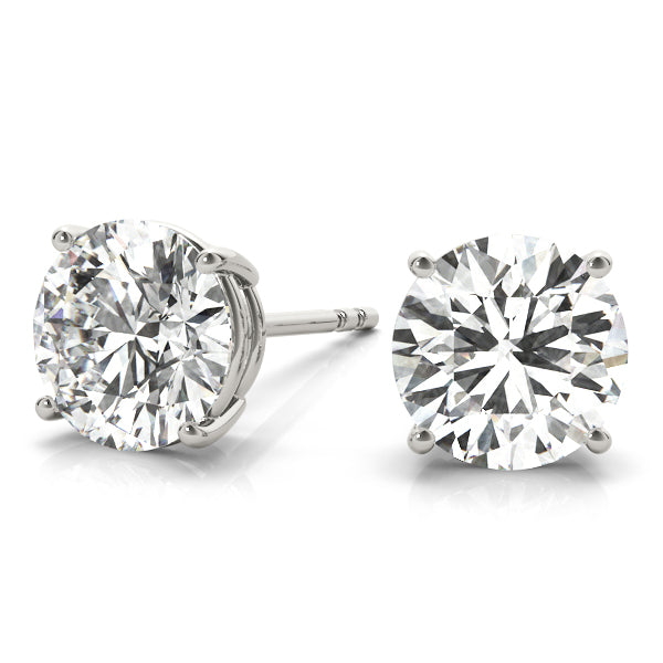 (1 CTTW) .50 CT 4 PRONG WIRE EARRINGS - Image 5