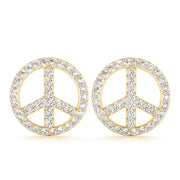 PEACE SIGN FASHION EARRINGS - Image 8