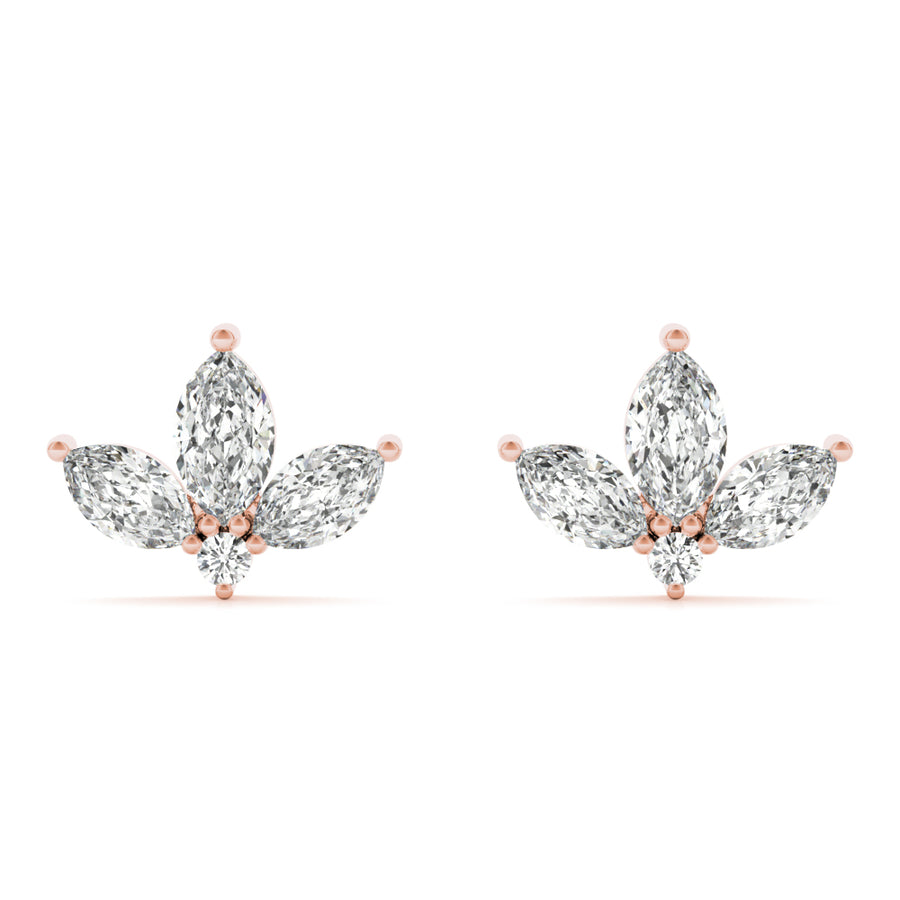 FASHION EARRINGS MARQUISE - Image 9