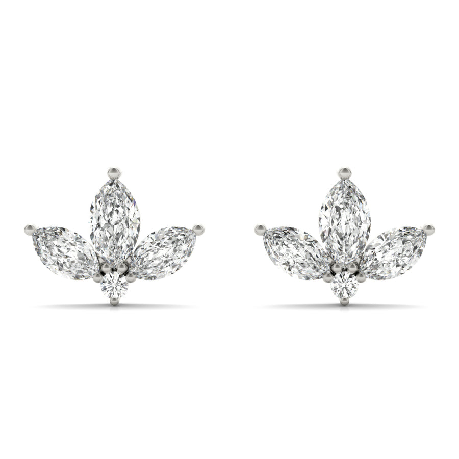 FASHION EARRINGS MARQUISE - Image 2