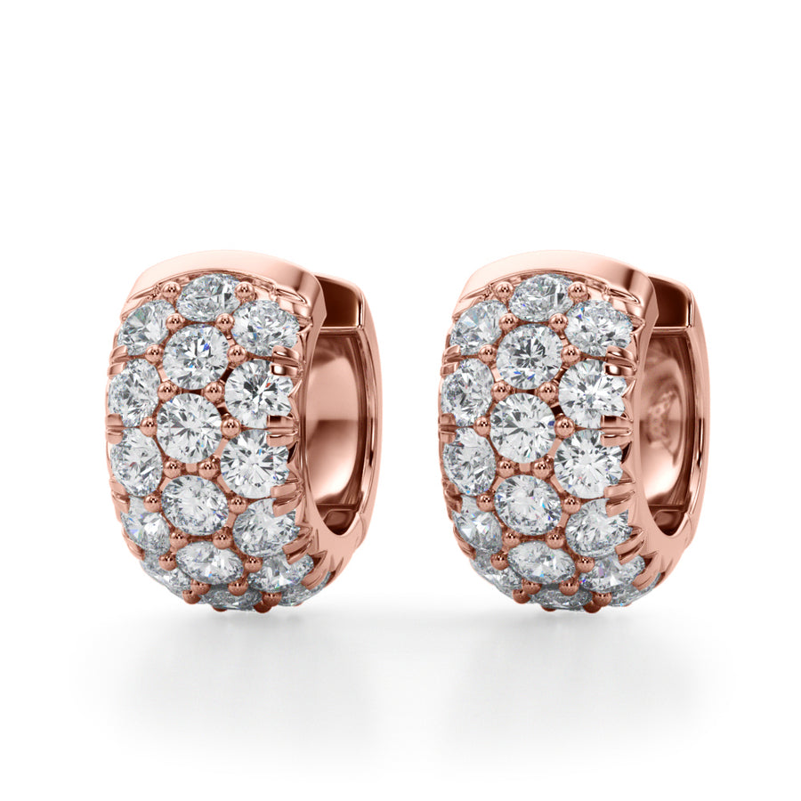 3 ROW EARRINGS - Image 3
