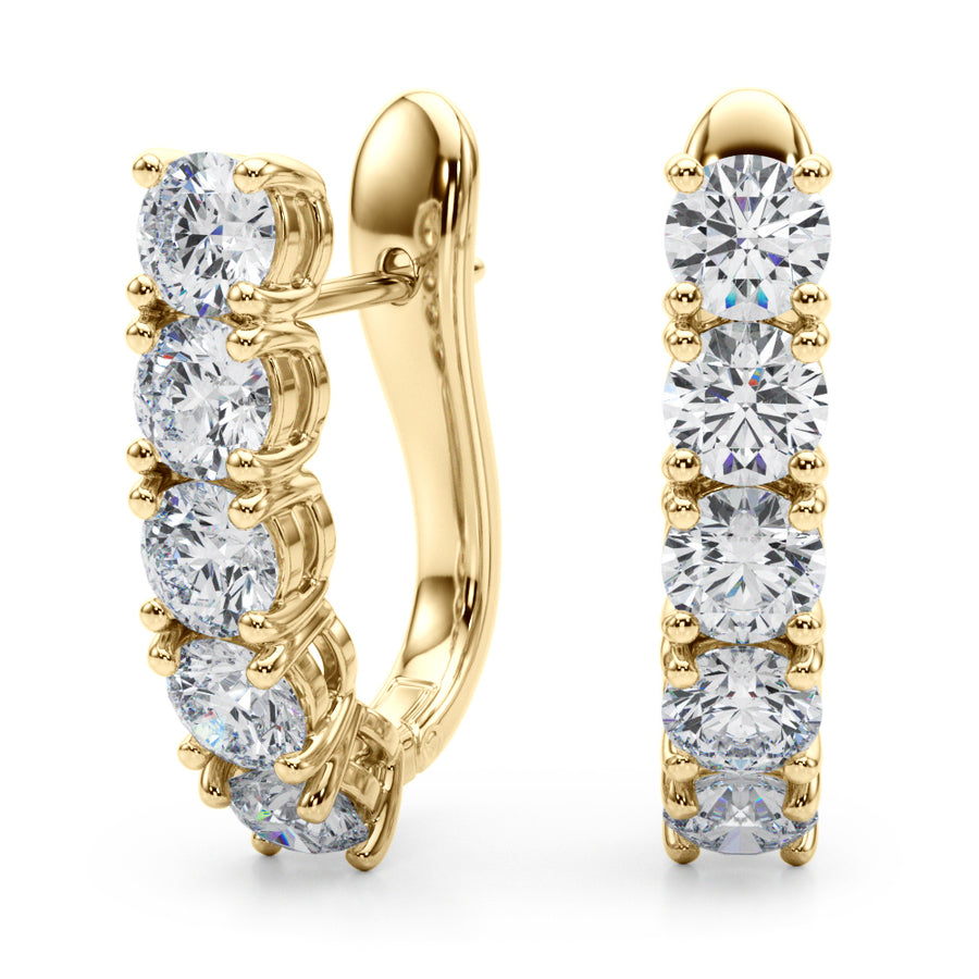 EARRINGS WITH OMEGA BACKS - Image 7