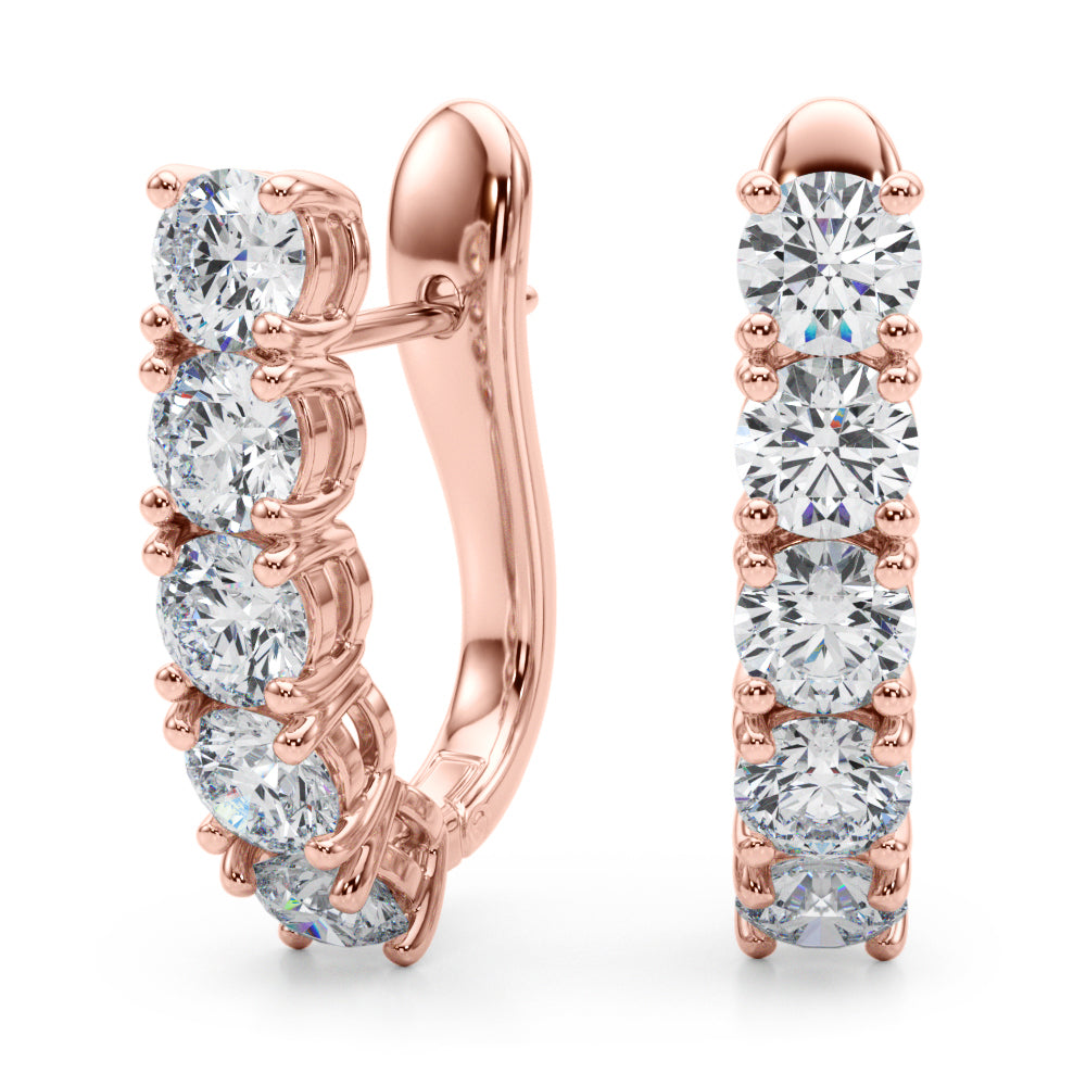EARRINGS WITH OMEGA BACKS - Image 3