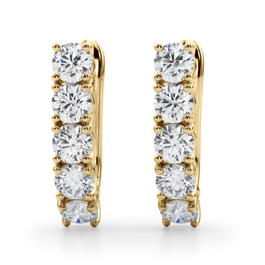 EARRINGS WITH OMEGA BACKS - Image 4