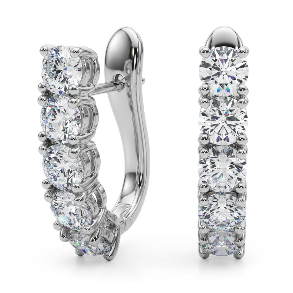 EARRINGS WITH OMEGA BACKS - Image 2