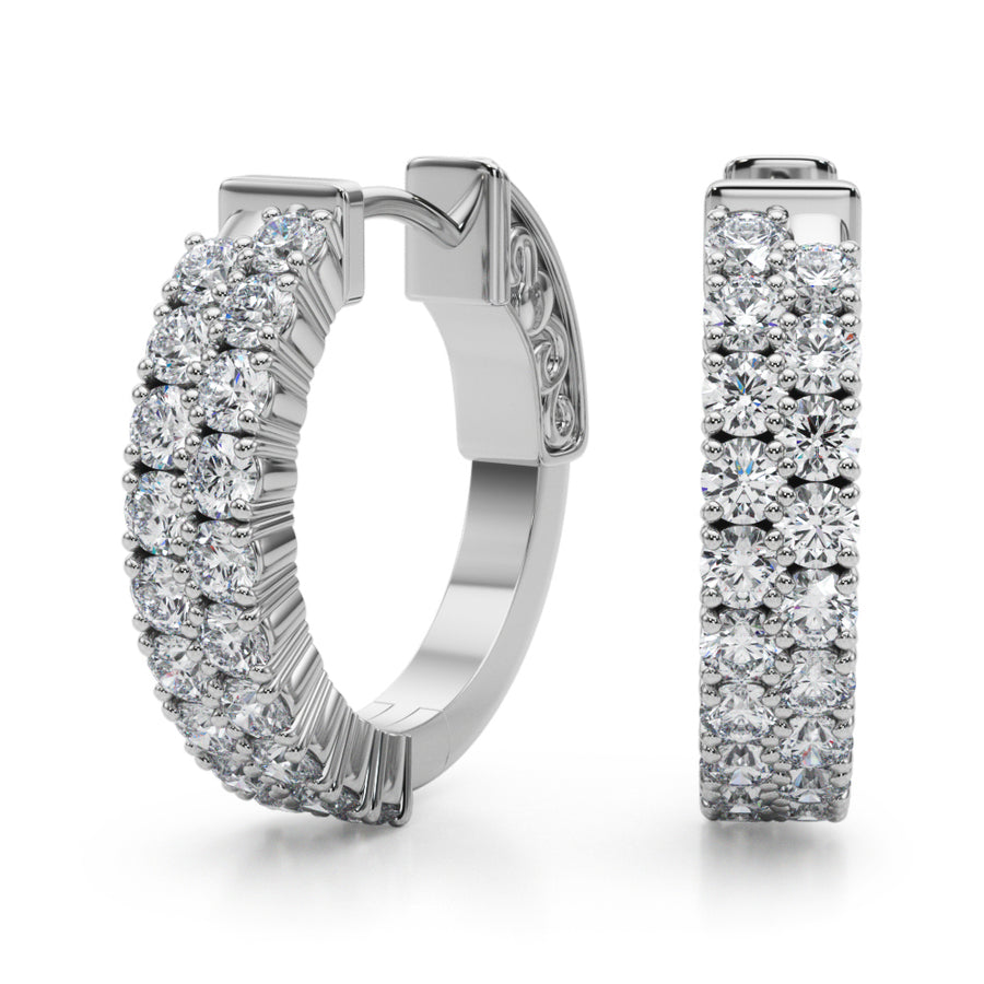 DOUBLE ROW VAULT LOCK HOOPS - Image 2