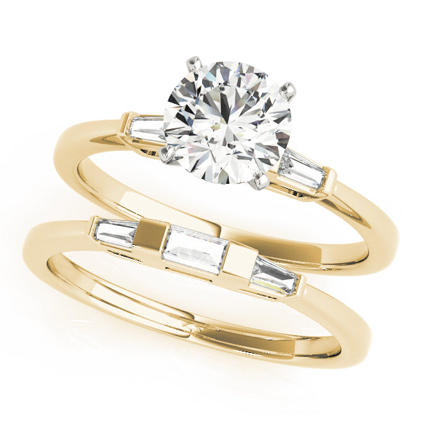 ENGAGEMENT RINGS 3 STONE BAGUETTE - Image 3
