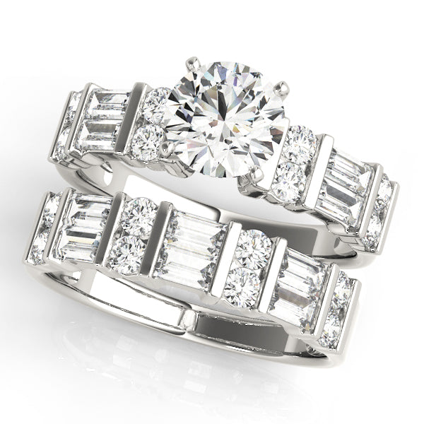 ENGAGEMENT RINGS FANCY SHAPE BAGUETTE REMOUNTS - Image 8