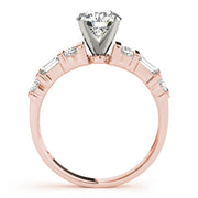 ENGAGEMENT RINGS FANCY SHAPE BAGUETTE REMOUNTS - Image 6