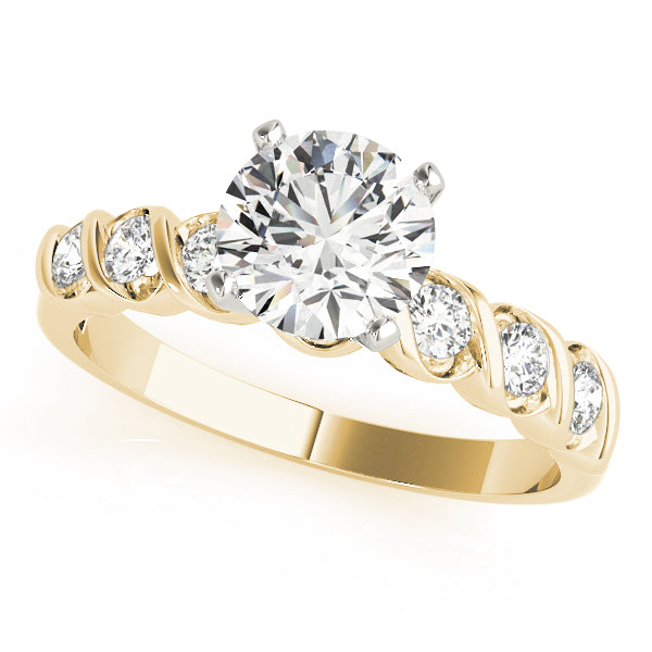 ENGAGEMENT RINGS SINGLE ROW BEZEL SET - Image 3