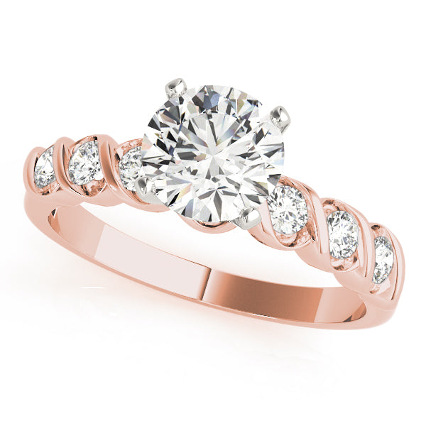 ENGAGEMENT RINGS SINGLE ROW BEZEL SET - Image 7