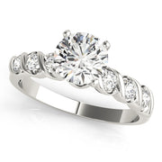 ENGAGEMENT RINGS SINGLE ROW BEZEL SET - Image 2