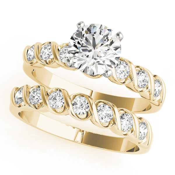 ENGAGEMENT RINGS SINGLE ROW BEZEL SET - Image 4