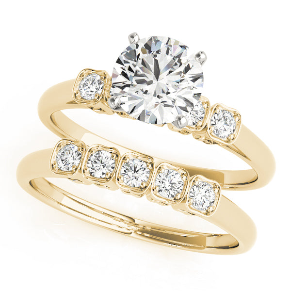 ENGAGEMENT RINGS SINGLE ROW PRONG SET - Image 3