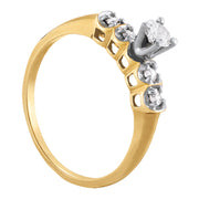 ENGAGEMENT RINGS SINGLE ROW PRONG SET - Image 8