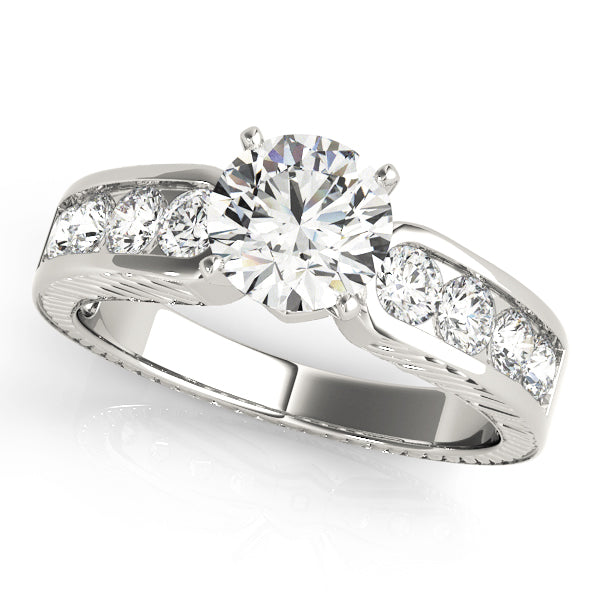 ENGAGEMENT RINGS SINGLE ROW CHANNEL SET - Image 2