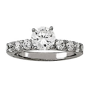 ENGAGEMENT RINGS SINGLE ROW PRONG SET - Image 9