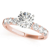 ENGAGEMENT RINGS SINGLE ROW PRONG SET - Image 4
