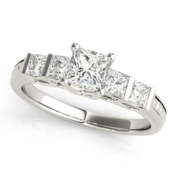 ENGAGEMENT RINGS FANCY SHAPE BAGUETTE - Image 2