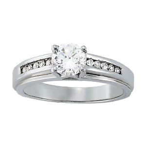 ENGAGEMENT RINGS SINGLE ROW CHANNEL SET - Image 2