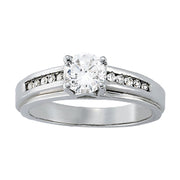 ENGAGEMENT RINGS SINGLE ROW CHANNEL SET - Image 2