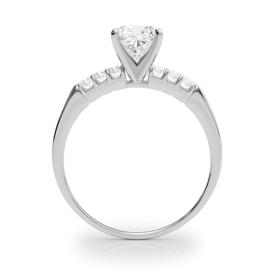 ENGAGEMENT RINGS SINGLE ROW PRONG SET - Image 4