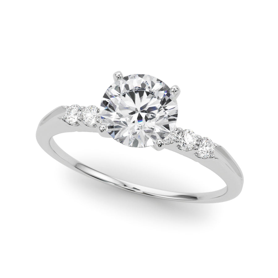 ENGAGEMENT RINGS SINGLE ROW PRONG SET - Image 2