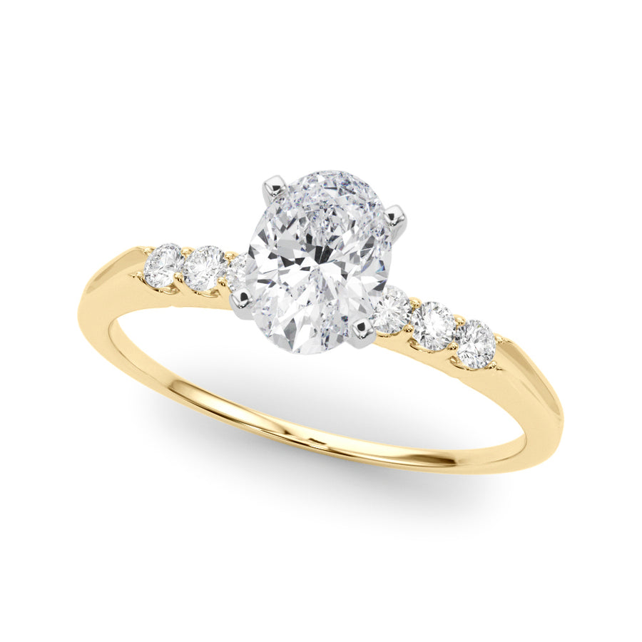 ENGAGEMENT RINGS SINGLE ROW PRONG SET - Image 9