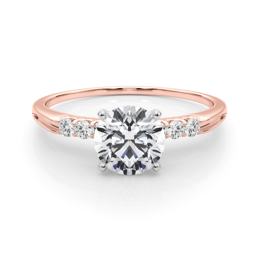 ENGAGEMENT RINGS SINGLE ROW PRONG SET - Image 10