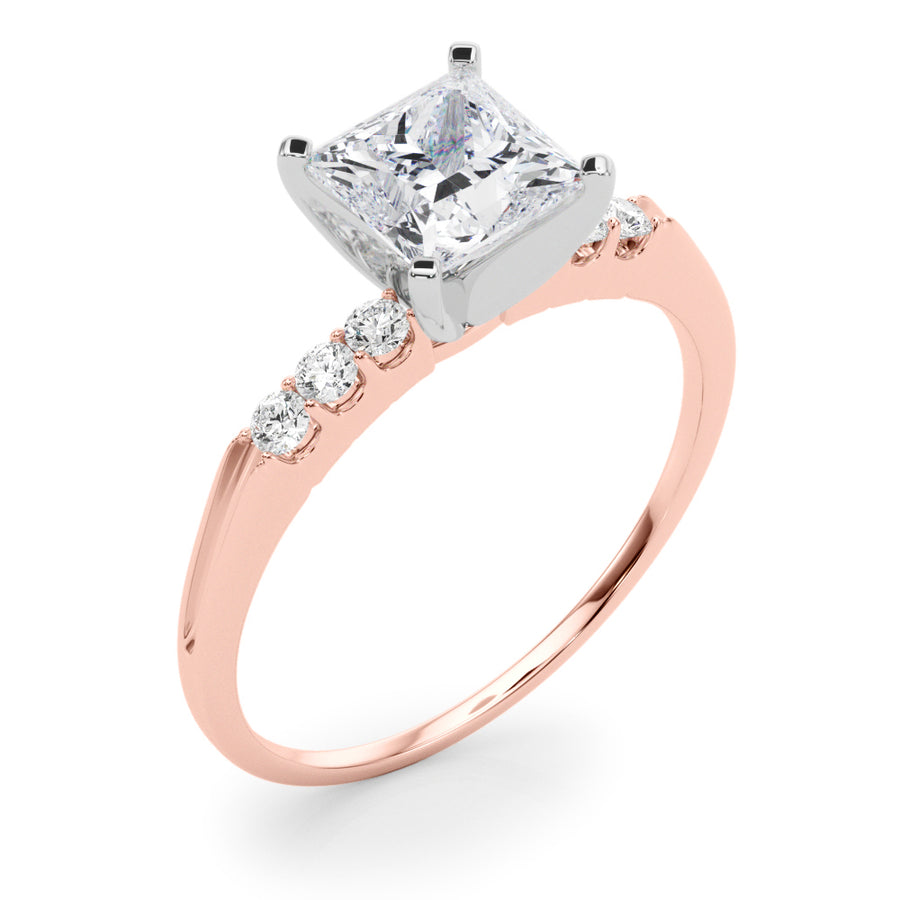 ENGAGEMENT RINGS SINGLE ROW PRONG SET - Image 6