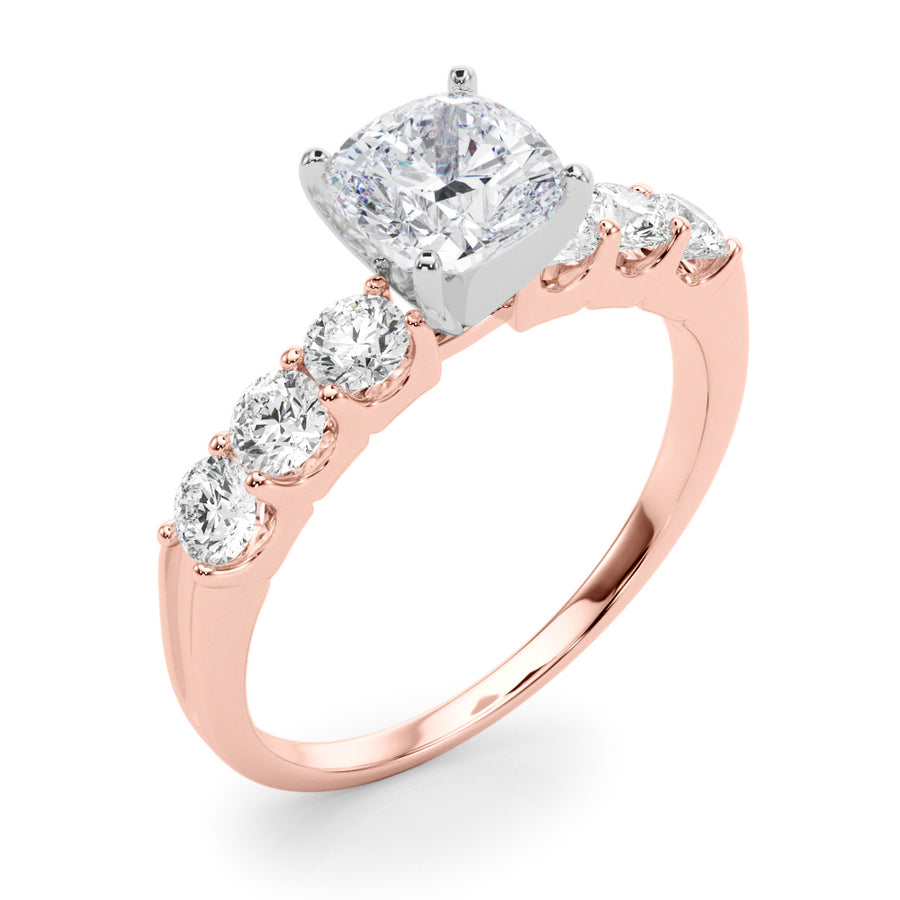 ENGAGEMENT RINGS SINGLE ROW PRONG SET - Image 5