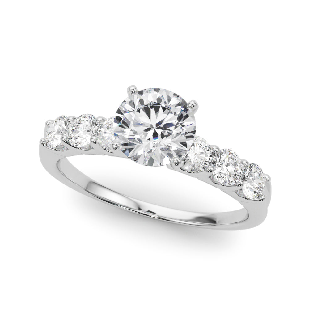 ENGAGEMENT RINGS SINGLE ROW PRONG SET - Image 2