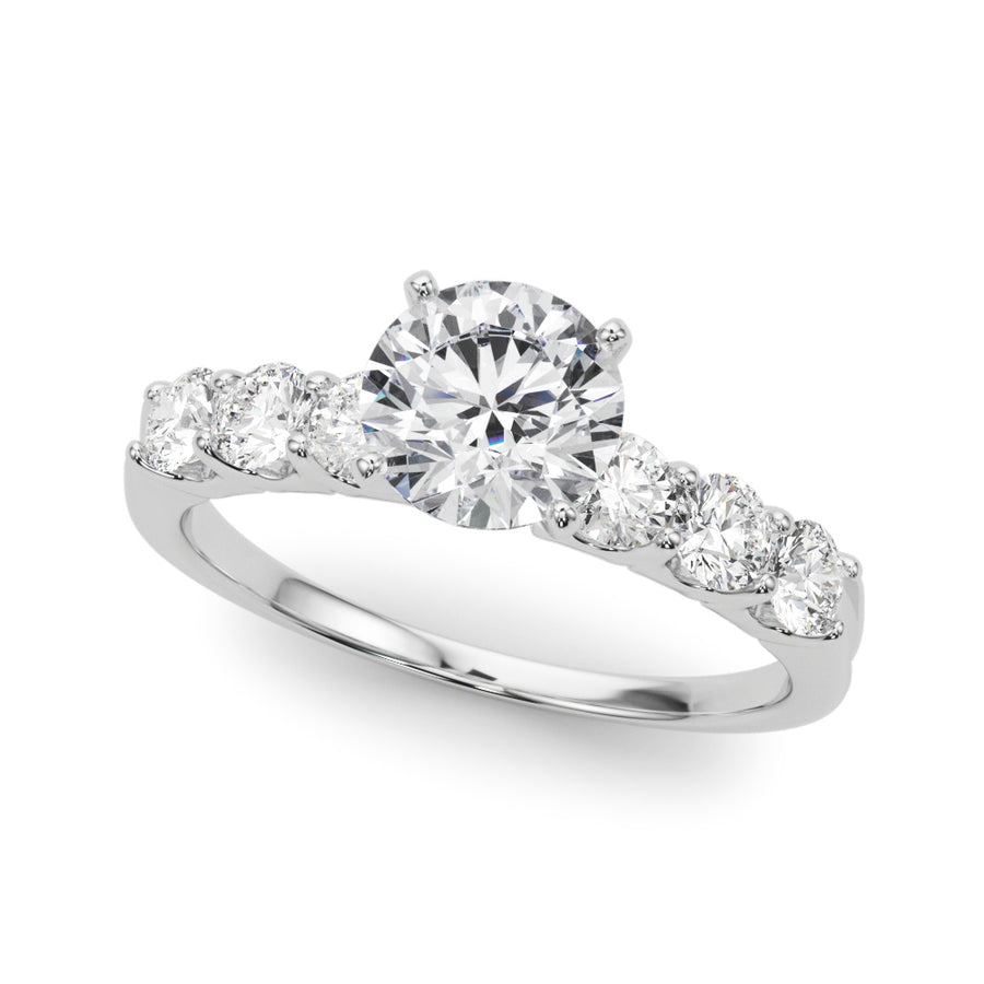 ENGAGEMENT RINGS SINGLE ROW PRONG SET - Image 2