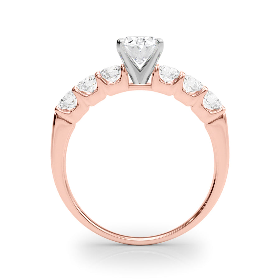 ENGAGEMENT RINGS SINGLE ROW PRONG SET - Image 6