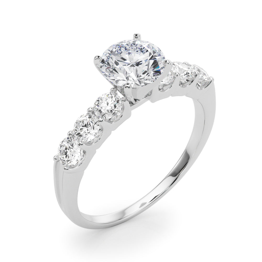 ENGAGEMENT RINGS SINGLE ROW PRONG SET - Image 3
