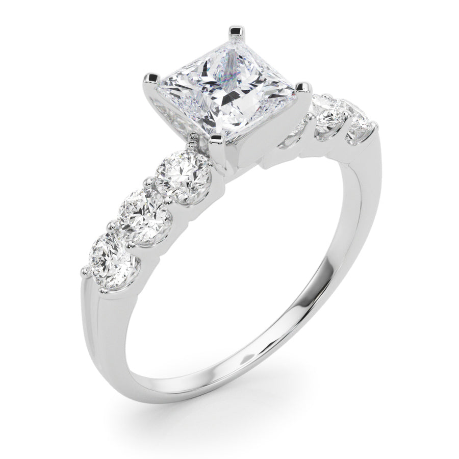 ENGAGEMENT RINGS SINGLE ROW PRONG SET - Image 4