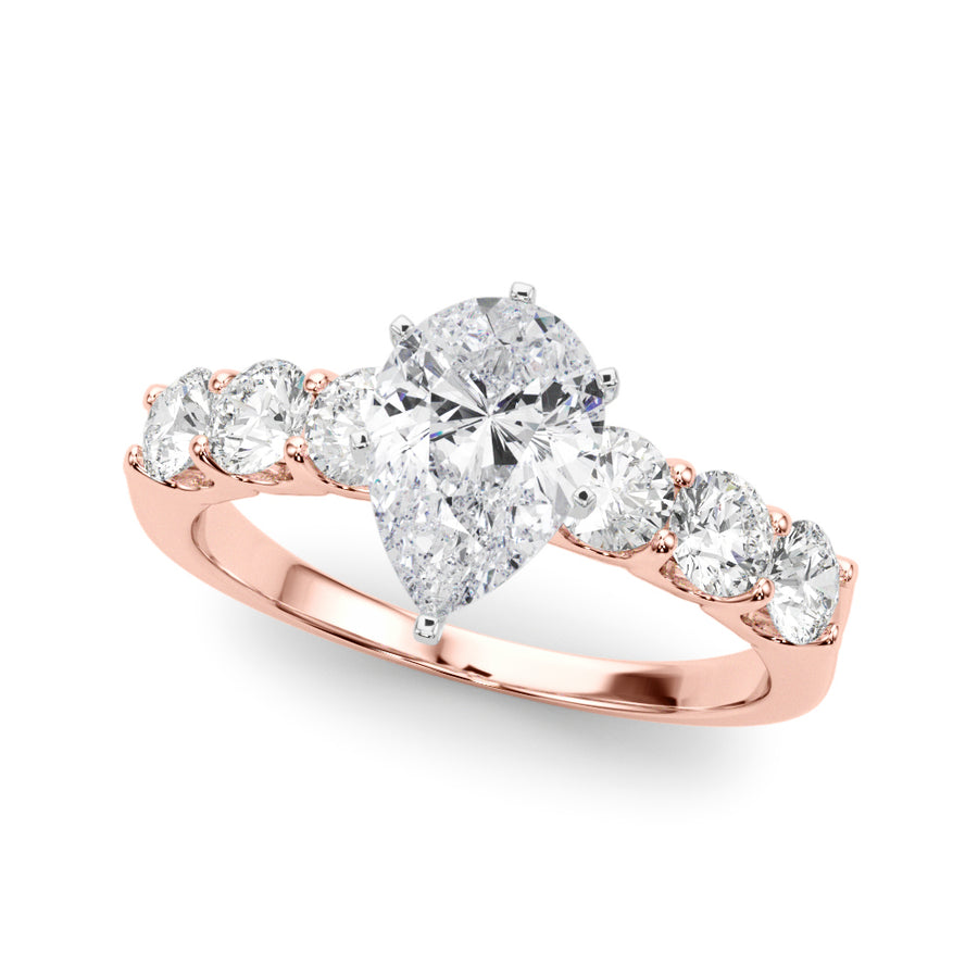 ENGAGEMENT RINGS SINGLE ROW PRONG SET - Image 4