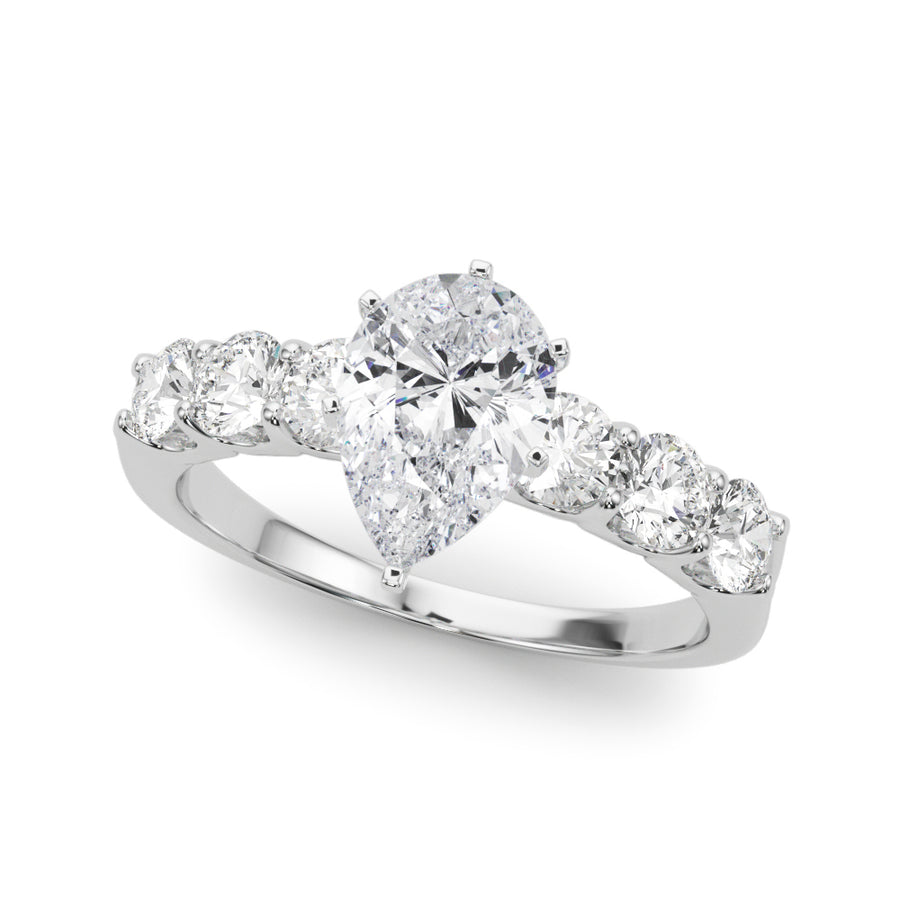 ENGAGEMENT RINGS SINGLE ROW PRONG SET - Image 8