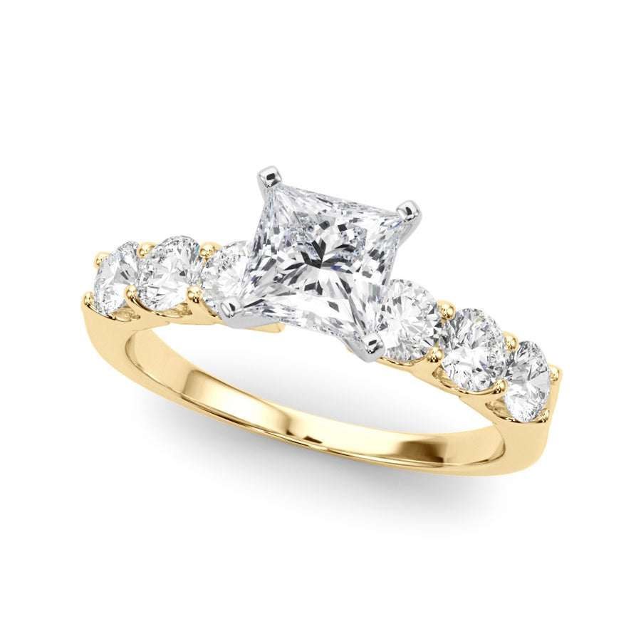 ENGAGEMENT RINGS SINGLE ROW PRONG SET - Image 7