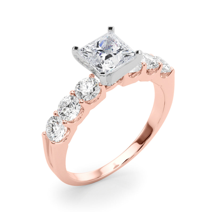 ENGAGEMENT RINGS SINGLE ROW PRONG SET - Image 10