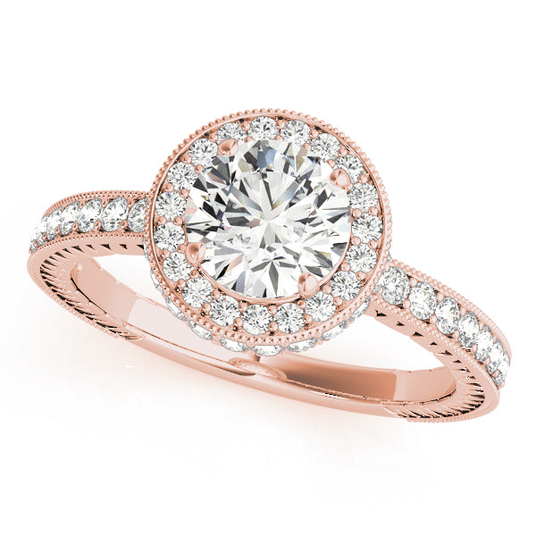 ENGAGEMENT RINGS HALO ROUND - Image 4