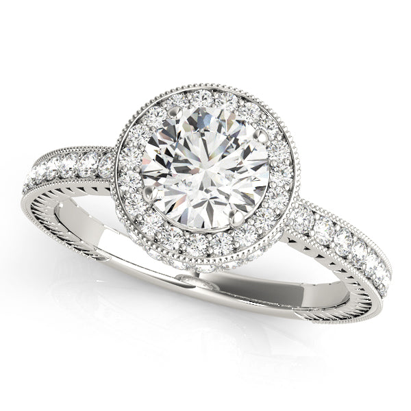 ENGAGEMENT RINGS HALO ROUND - Image 2