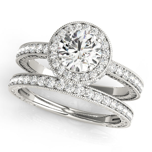 ENGAGEMENT RINGS HALO ROUND - Image 3