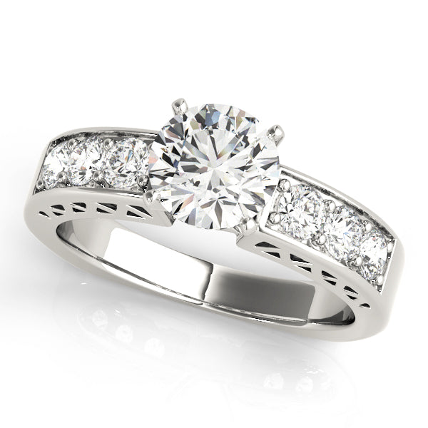 ENGAGEMENT RINGS SINGLE ROW CHANNEL SET - Image 2
