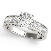 ENGAGEMENT RINGS SINGLE ROW CHANNEL SET - Image 2