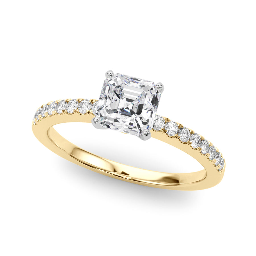 ENGAGEMENT RINGS SINGLE ROW PRONG SET - Image 3