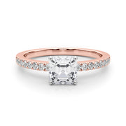 ENGAGEMENT RINGS SINGLE ROW PRONG SET - Image 6