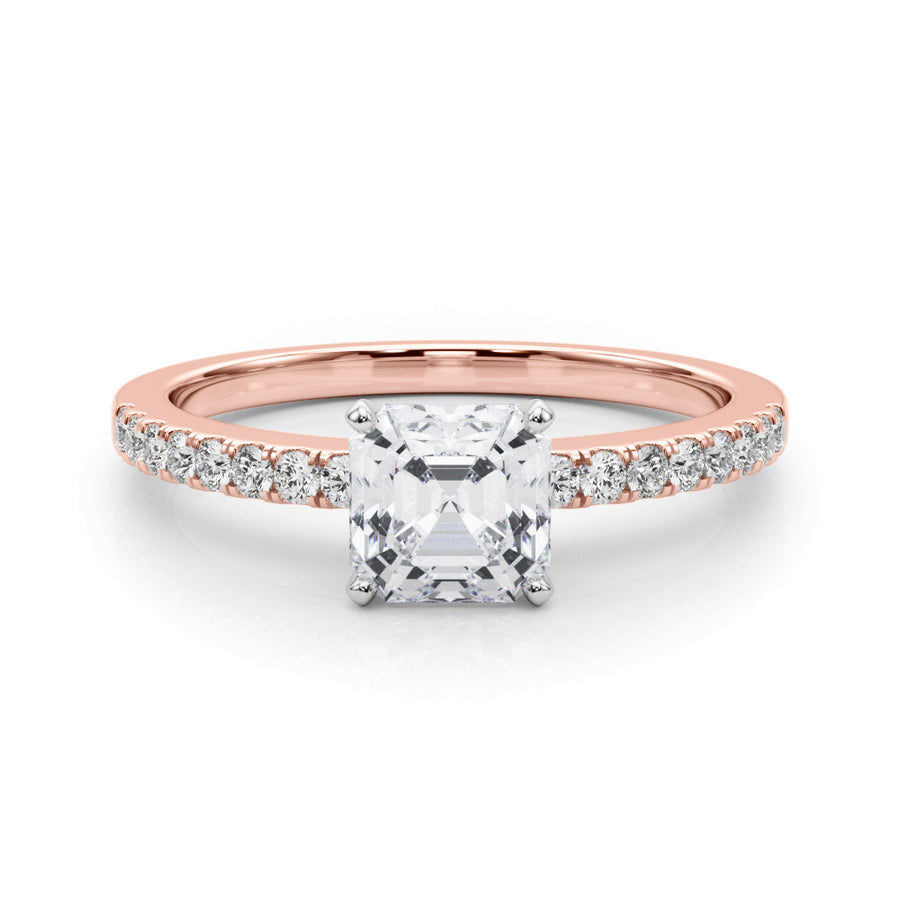 ENGAGEMENT RINGS SINGLE ROW PRONG SET - Image 6